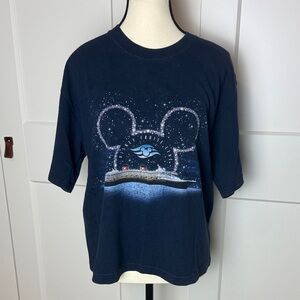 Vintage Disney Cruise T-Shirt 100% cotton Large crop fit Y2K